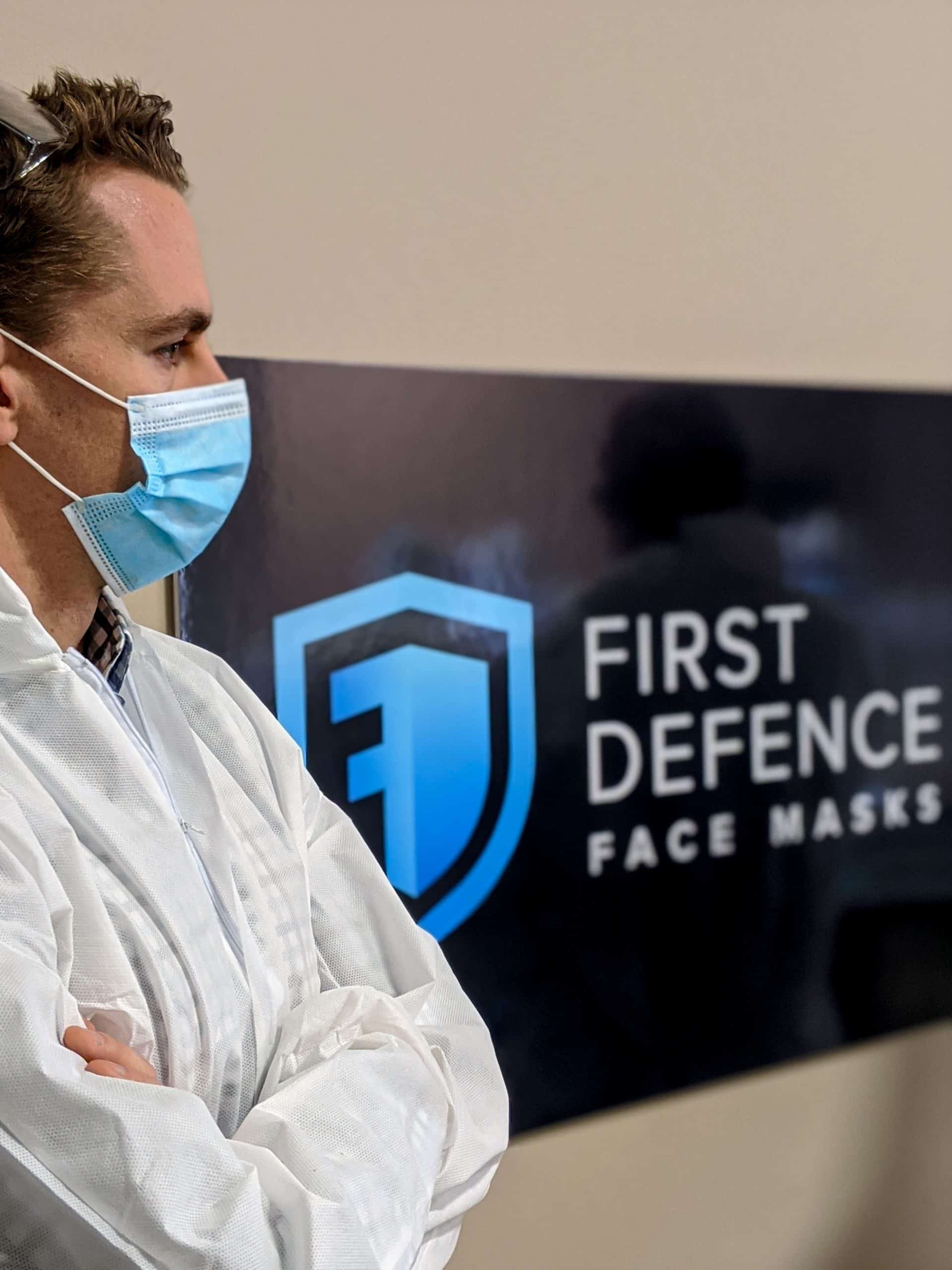 First Defence Face Masks | Calgary Manufacturing Facility | Canadian Made Medical Masks | Medical Masks made in Calgary Alberta