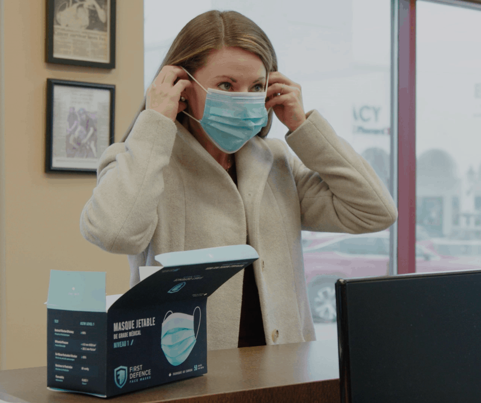 First Defence Face Masks | Calgary Manufacturing Facility | Canadian Made Medical Masks | Medical Masks made in Calgary Alberta