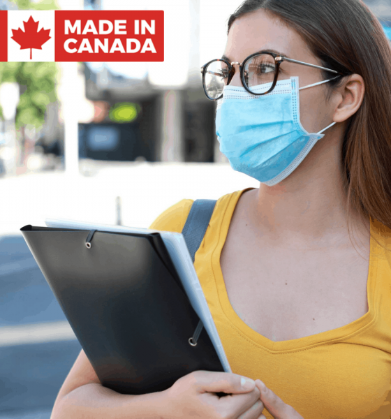 Canadian Made Medical Face Masks | ASTM Level 1, 2 and 3 medical face masks, medical face masks made in canada, Calgary company makes medical grade face masks from canadian materials, Medical Mask and non-medical mask, 3ply face mask, 3 layered face mask